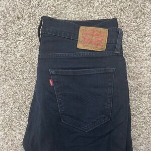 Levi's Men's Dark Blue Straight Jeans